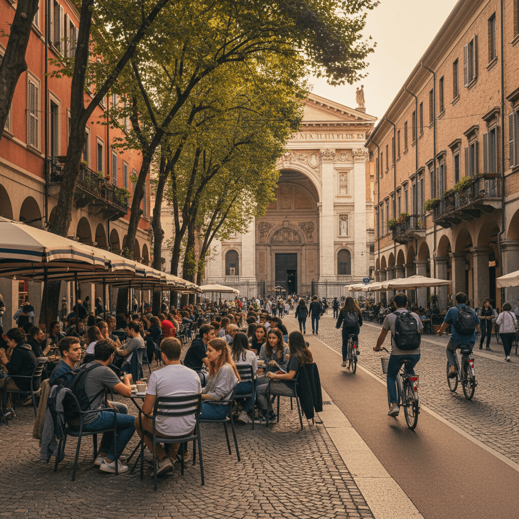 Best neighbourhoods for Erasmus students in Bologna: university streets with apartments and local venues